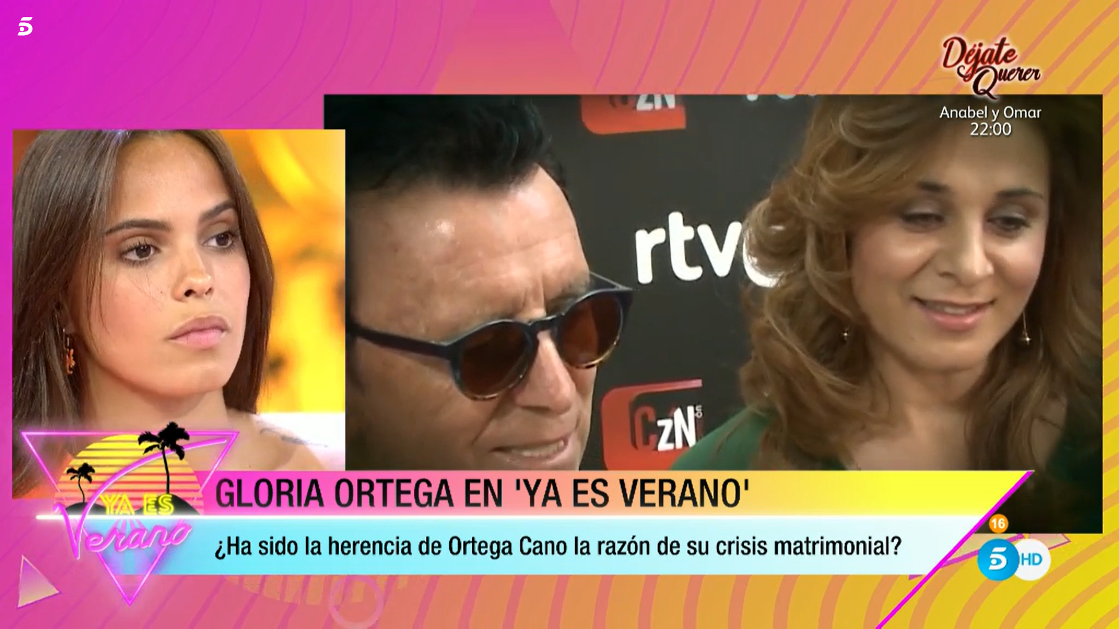 Gloria Camila ha roto su silencio sobre la situación entre Ana María y su padre en 'Ya es verano'.