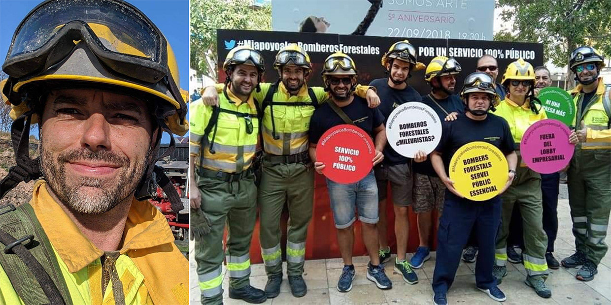 bomberos españoles