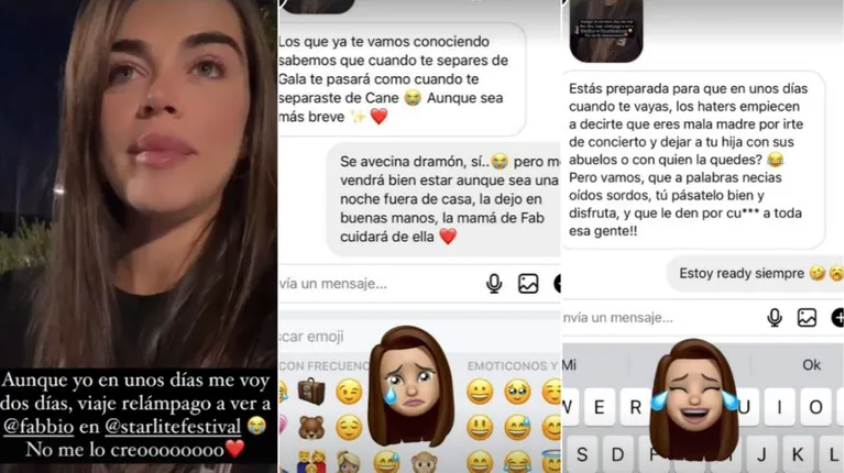 violeta mangriñan vacaciones sin su hija 1