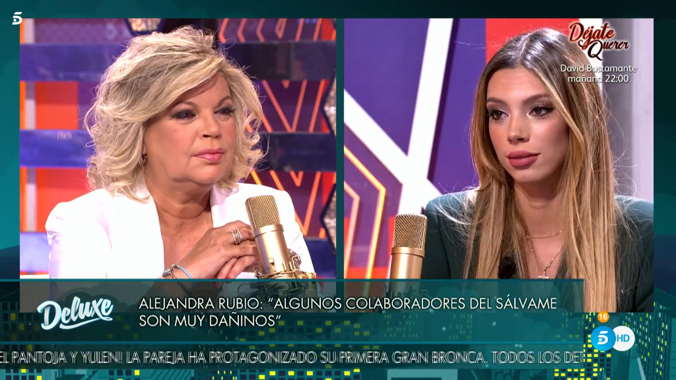 Alejandra Rubio y Terelu Campos han tenido su primer "cara a cara" en televisión.