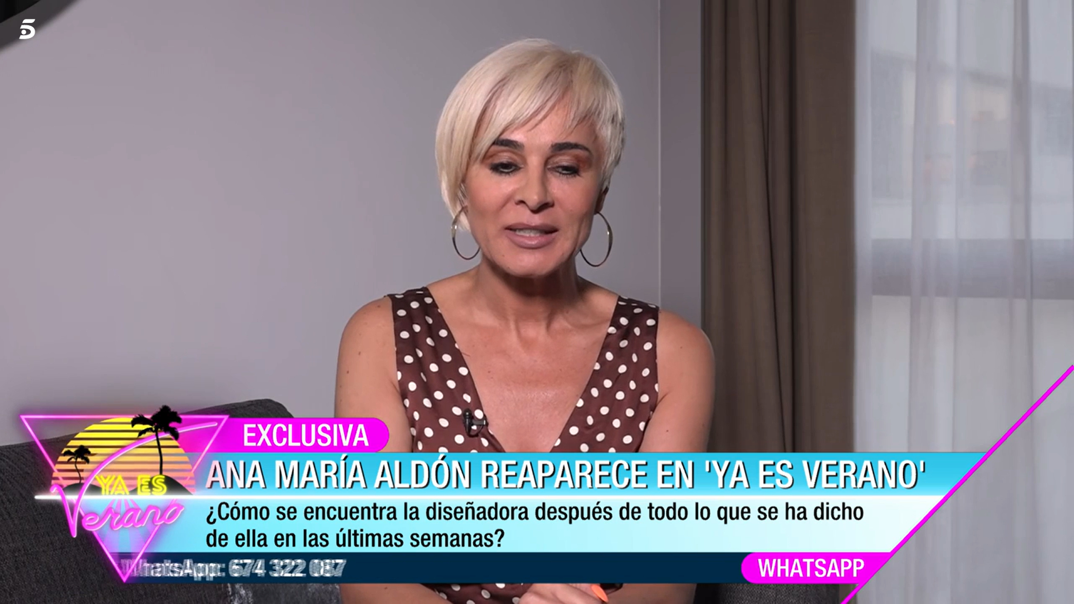 Ana María Aldón responderá a la pregunta más esperada sobre su relación.