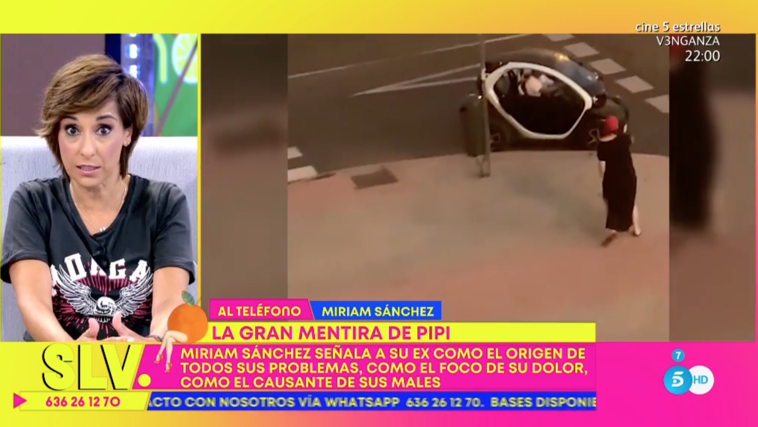 Imágenes de la bronca entre Miriam Sánchez y Pipi Estrada en 'Sálvame Diario'
