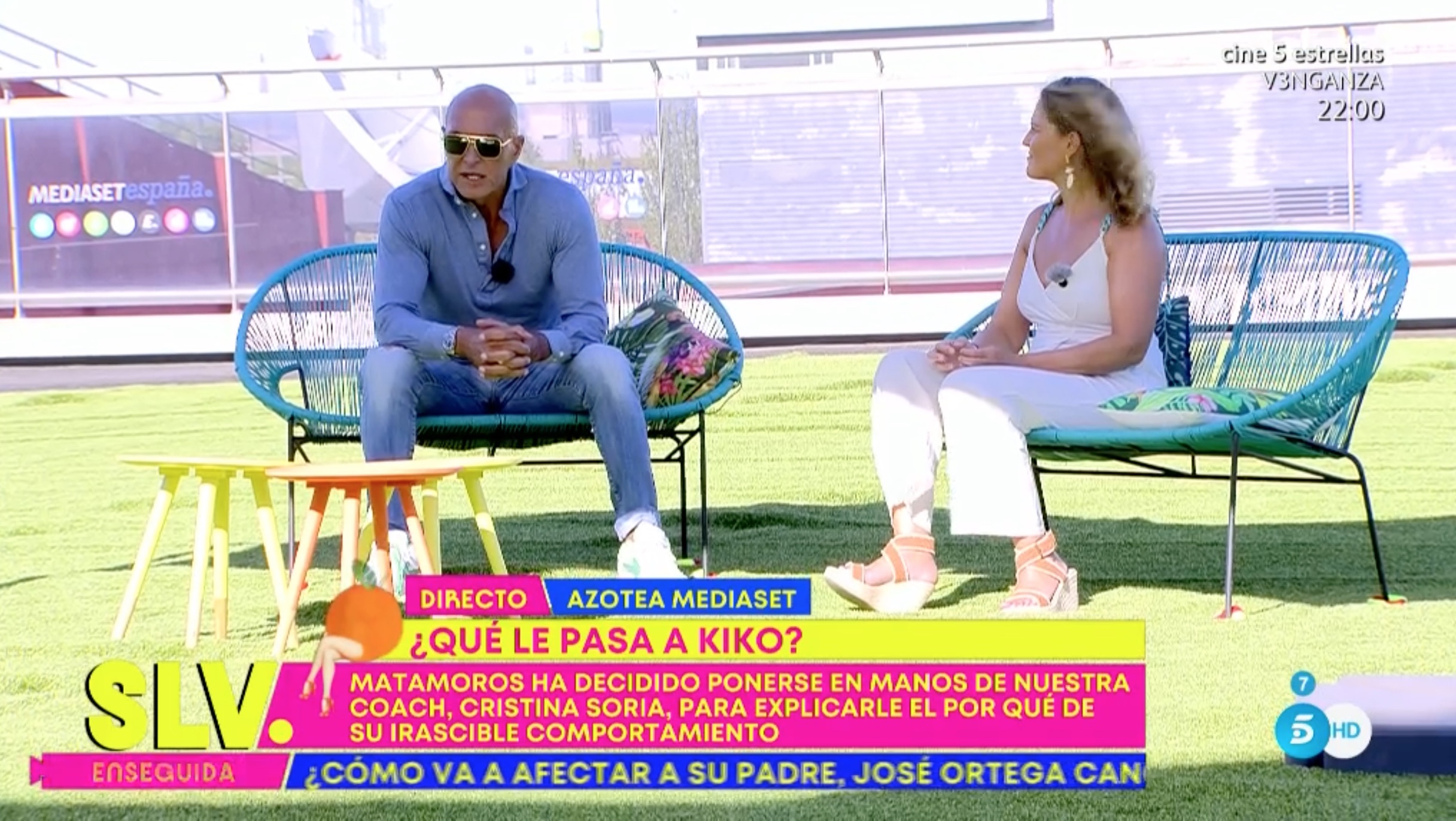 Kiko Matamoros, en la sesión con Cristina Soria