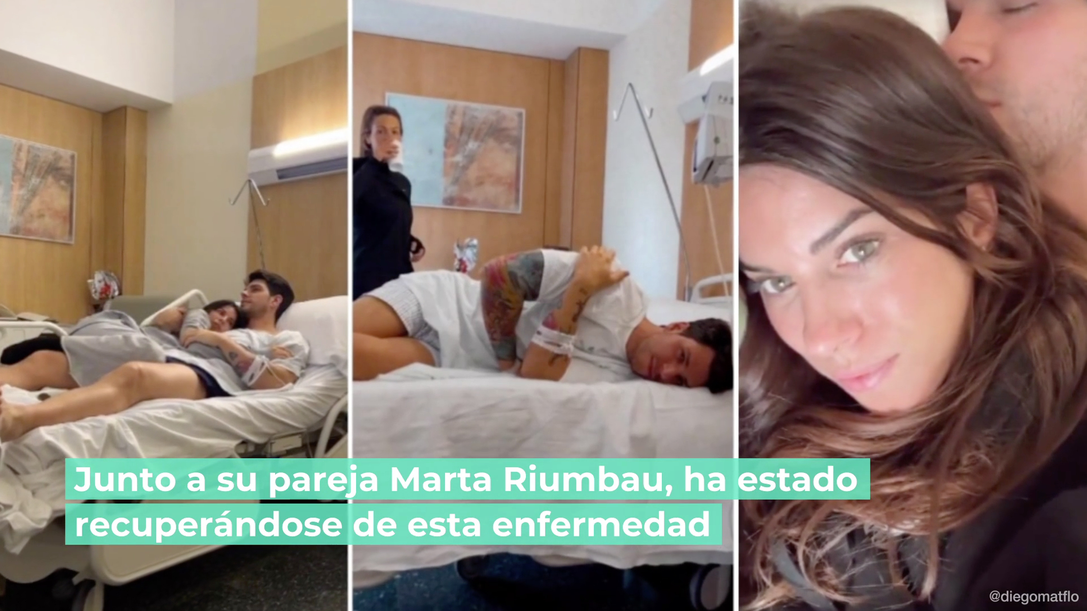 Marta Riumbau ha acompañado a Diego Matamoros en todo momento (Telecinco)