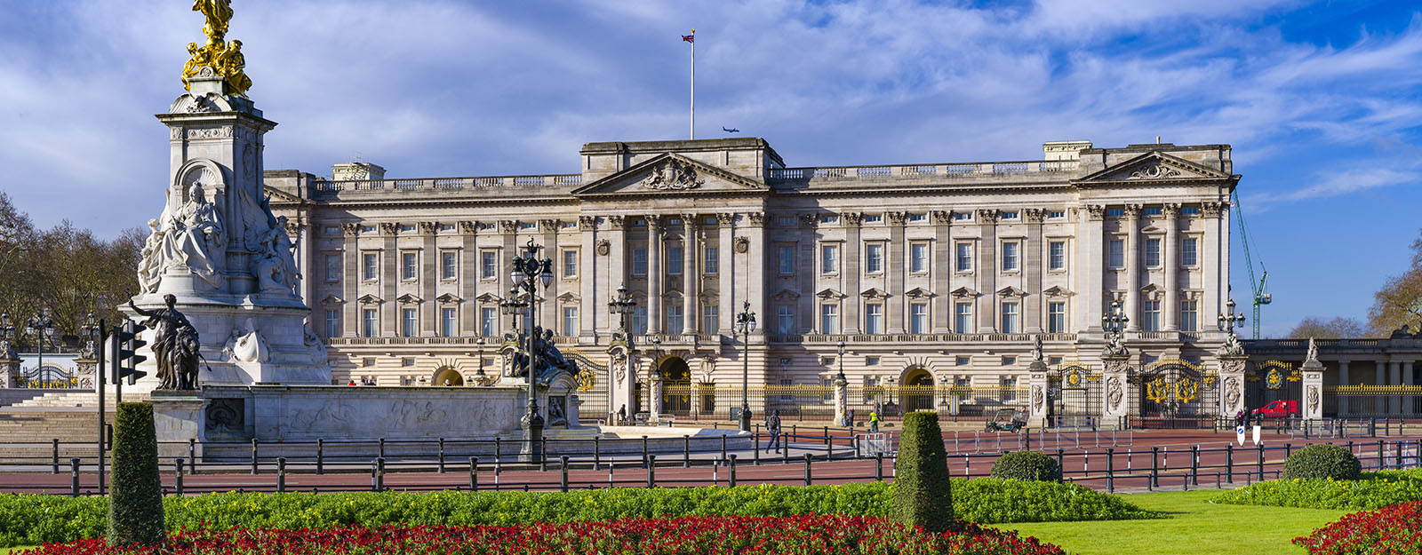 El palacio de Buckingham.