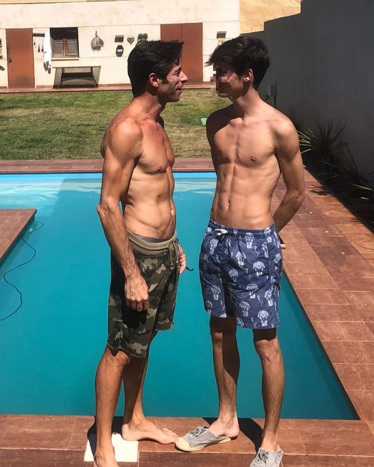 Canales Rivera junto a su hijo, José Antonio (@canalesrivera_oficial)