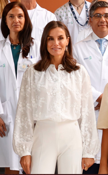 Letizia en su último acto en la reapertura del Hospital Universitario de Guadalajara.