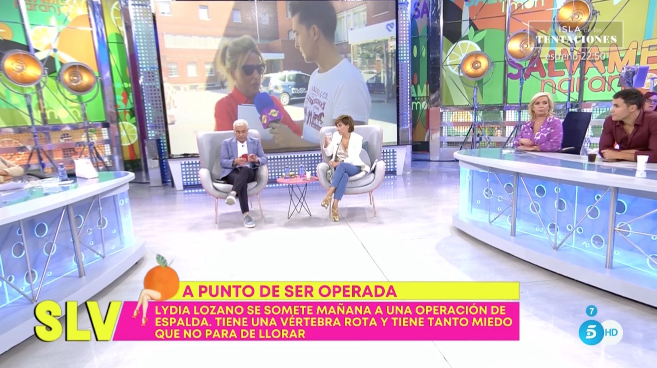 'Sálvame Diario' ha conectado con Lydia Lozano en directo