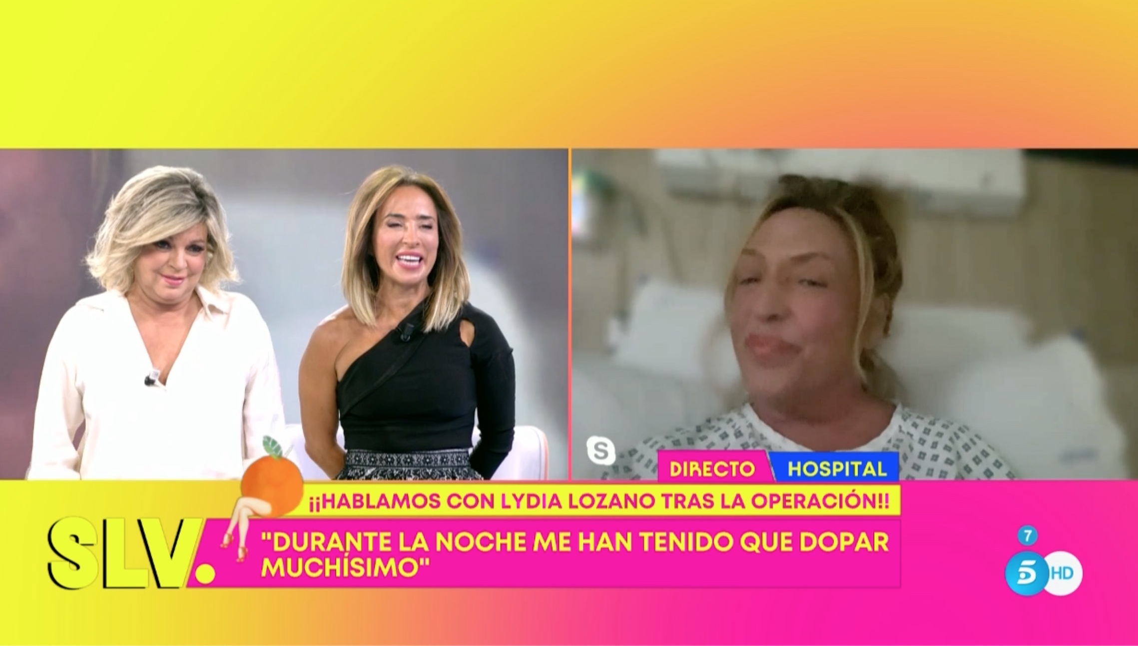 Lydia Lozano conecta con 'Sálvame Diario' desde el hospital