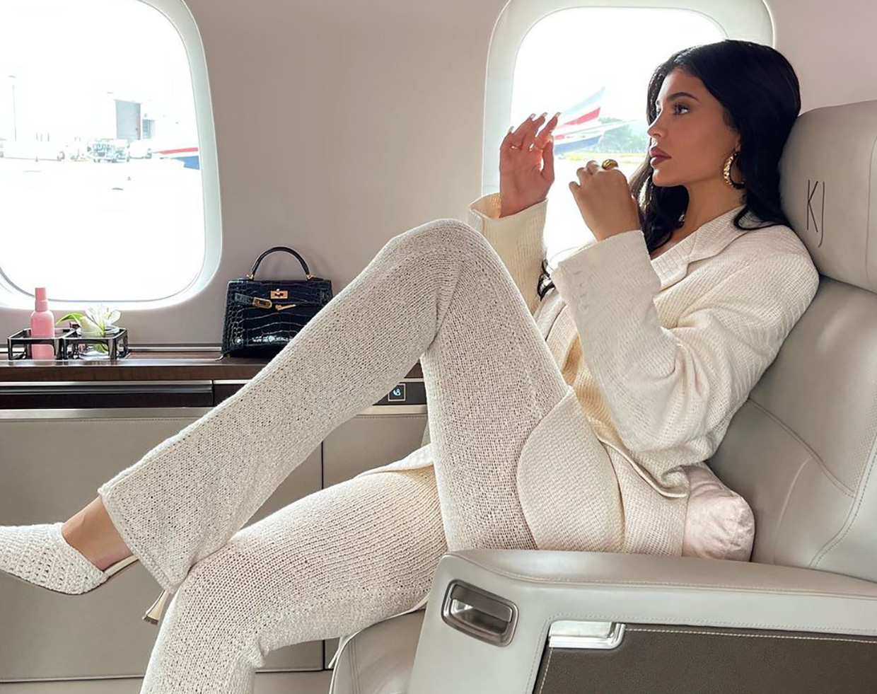 Kylie Jenner jet privado