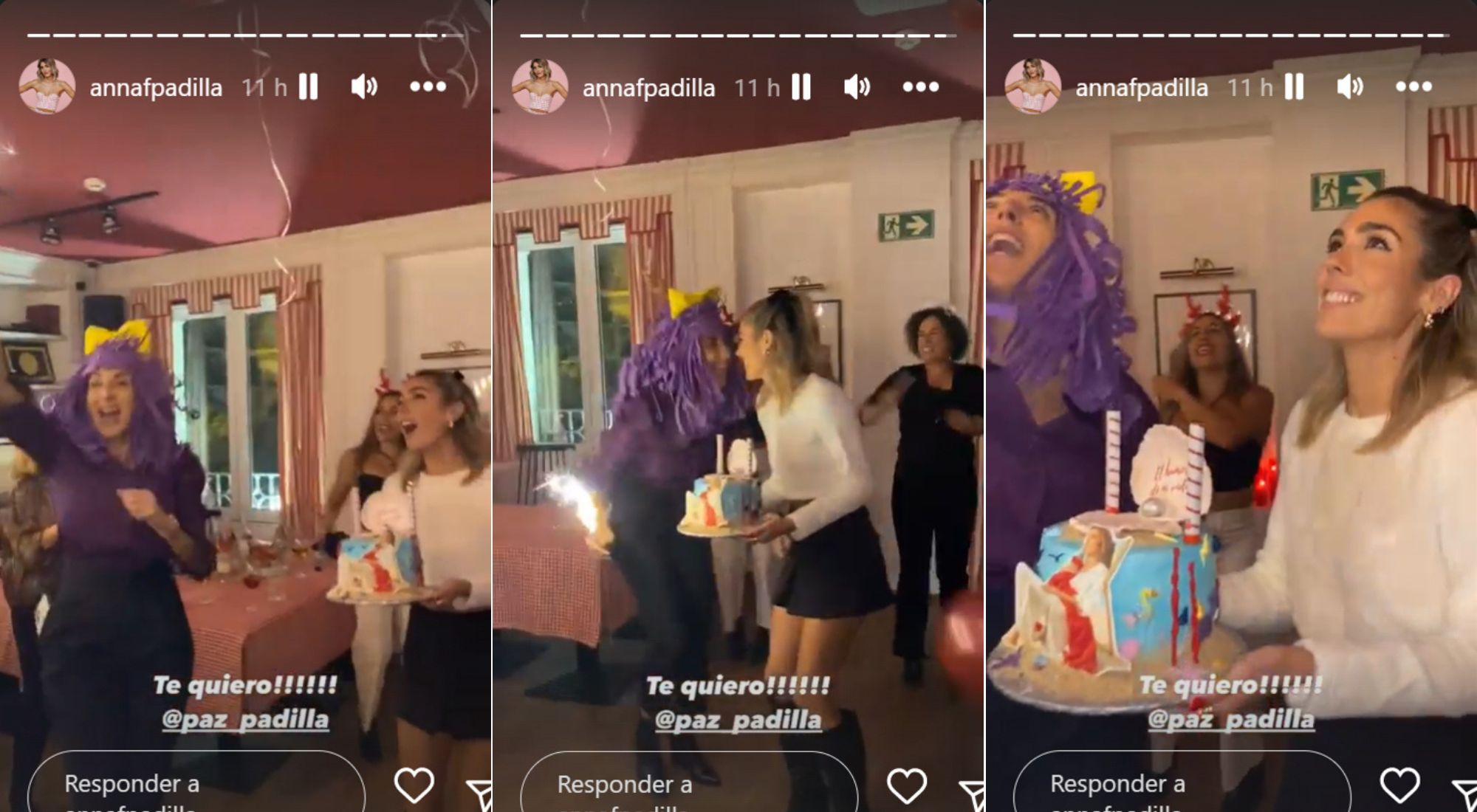 Paz Padilla se lo ha pasado en grande en su fiesta de cumpleaños (@annafpadilla)