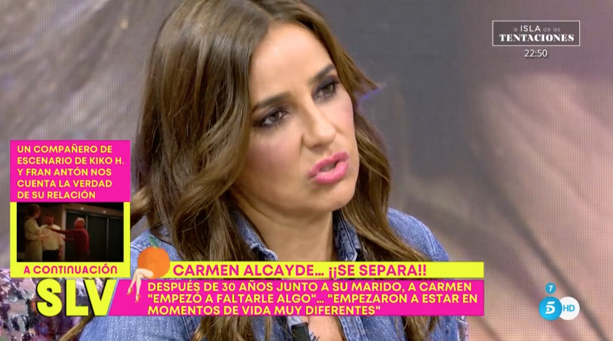 Pese a no querer seguir hablando de su separación, Carmen Alcayde ha cedido por su programa, 'Sálvame Diario'