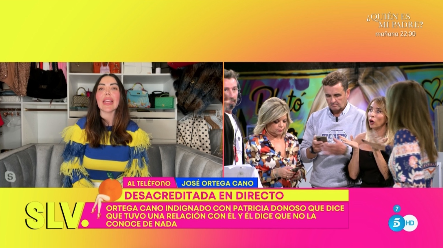 José Ortega Cano y Gloria Camila llaman en directo a 'Sálvame Diario'