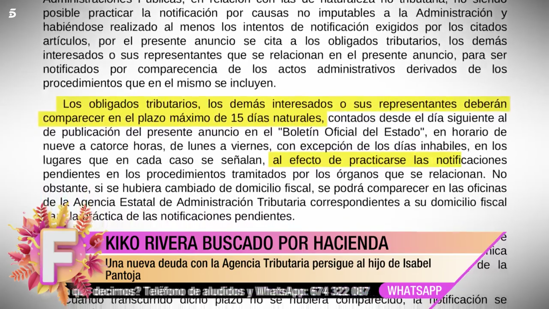 kiko rivera buscado hacienda 1