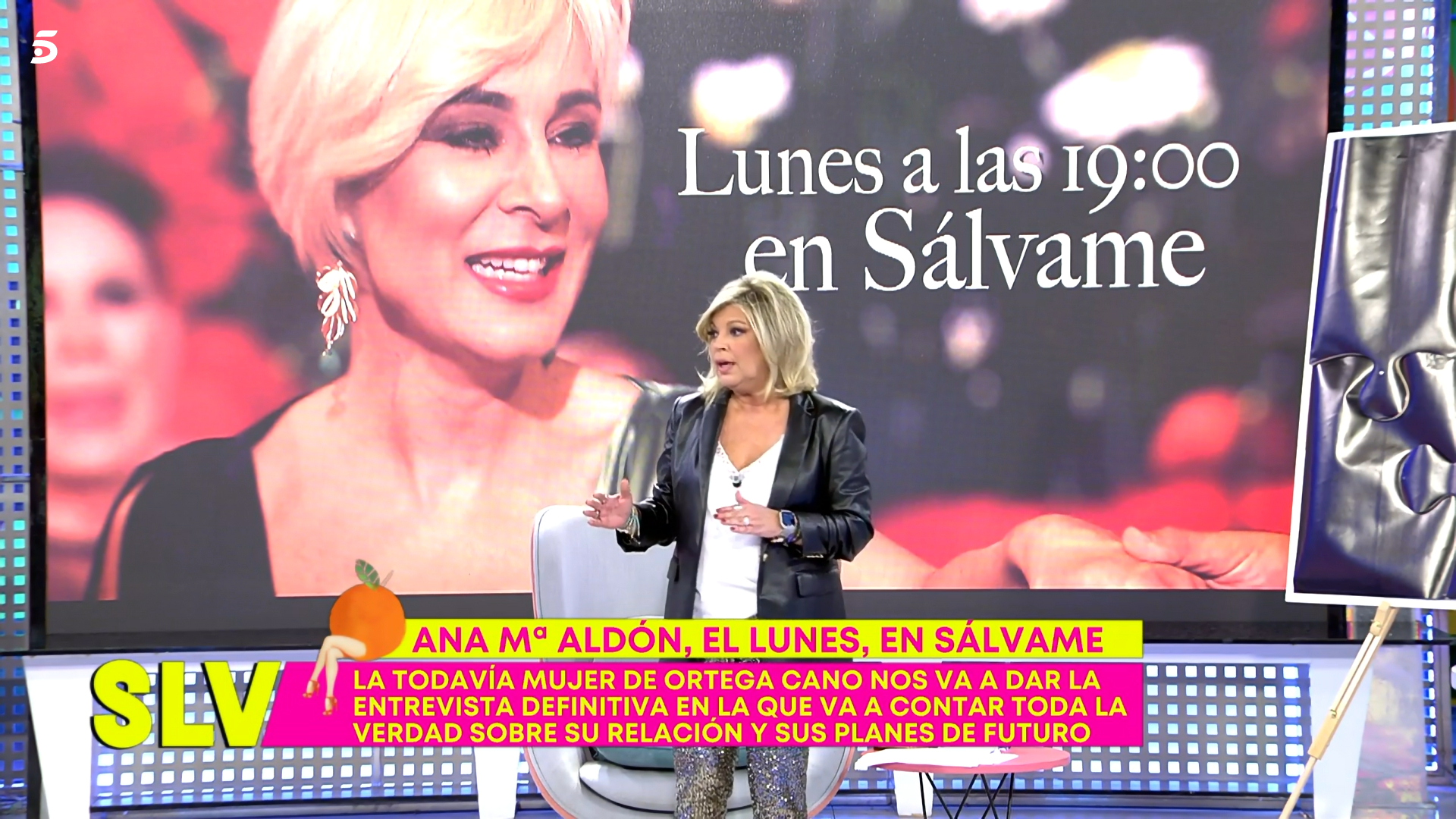 Ana María Aldón será la nueva invitada de 'Sálvame' para hacer frente a Sonsoles Ónega.