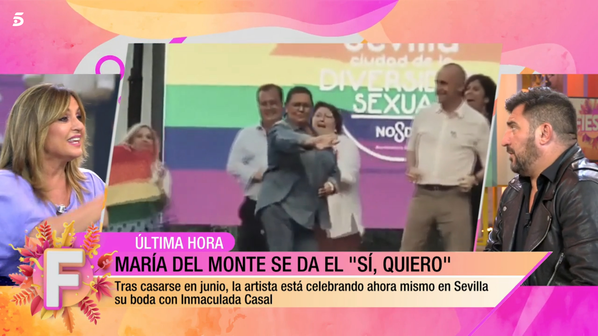 María del Monte ha celebrado su boda en Sevilla.