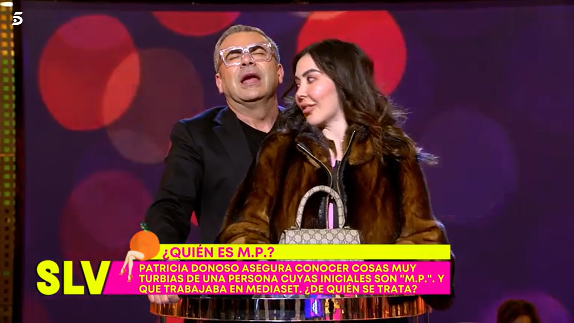 Patricia Donoso junto a Jorge Javier en 'Sálvame'.