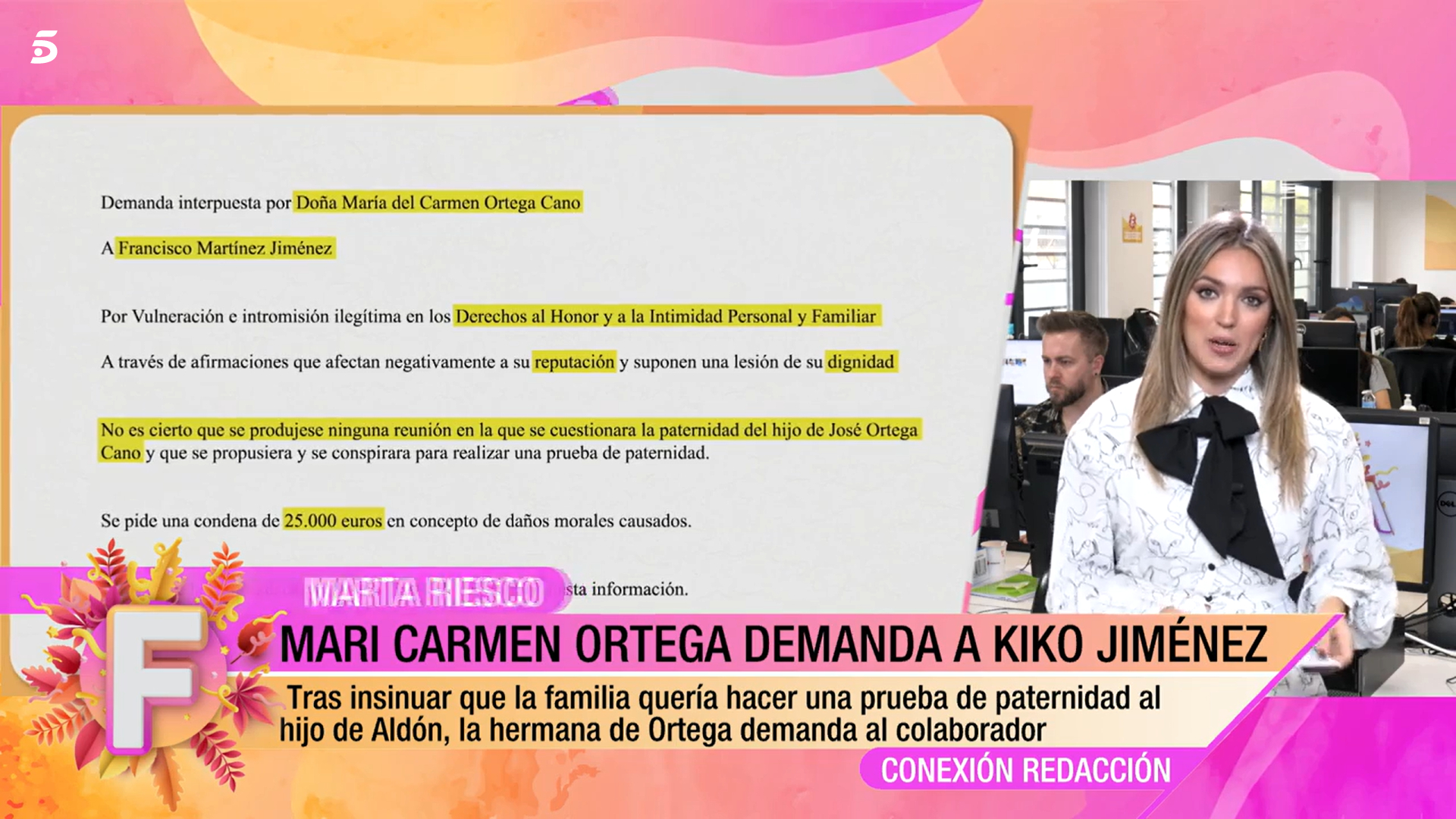 Los Ortega Cano han denunciado a Kiko Jiménez tras insinuar que querían hacer una prueba de paternidad a su hijo José María.