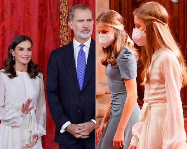 reina letizia look infanta sofia