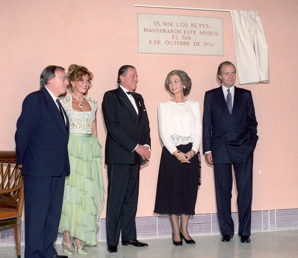 Museo Thyssen inauguración reyes eméritos y Tita Cervera
