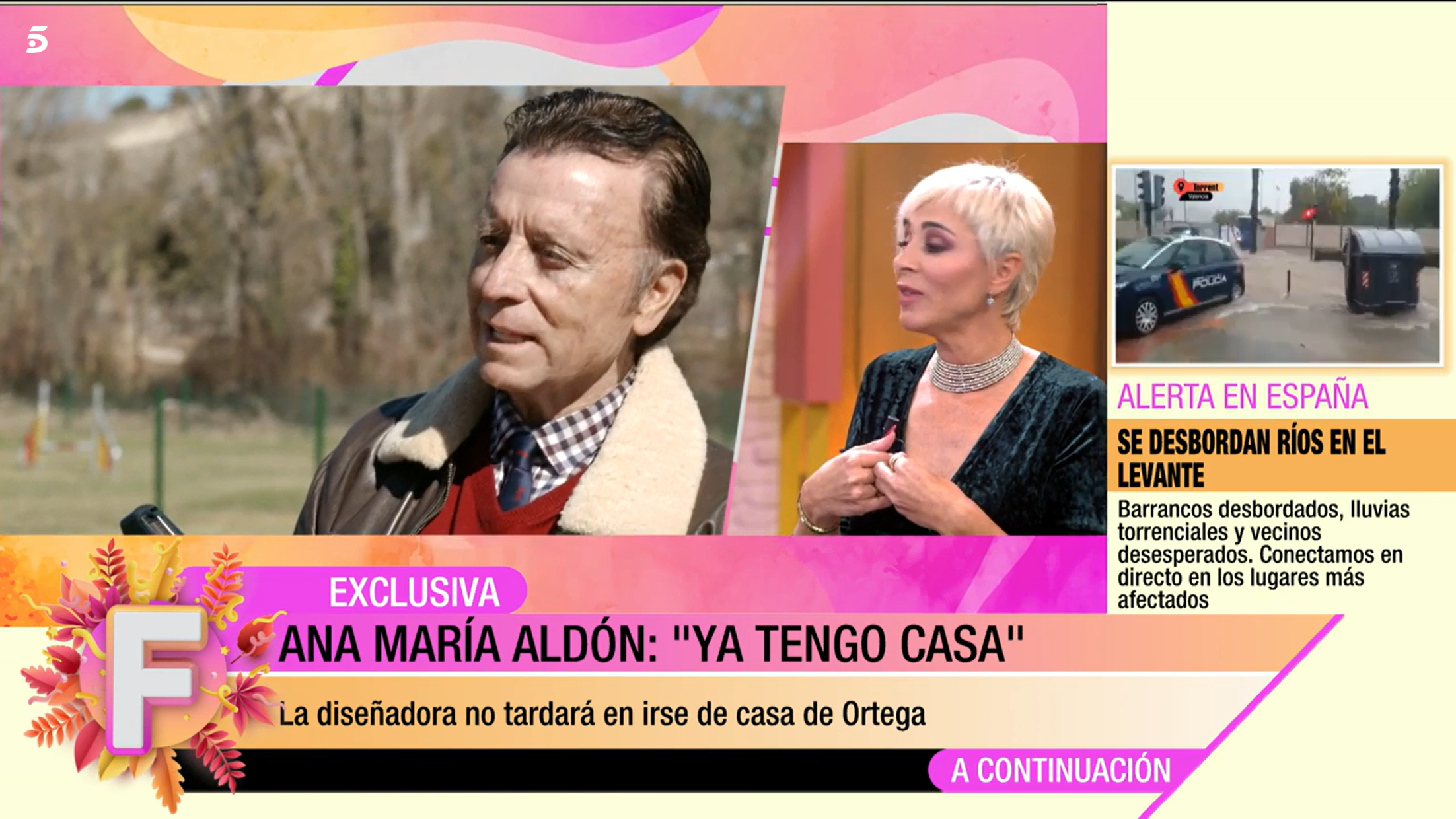 Ana María Aldón revela, emocionada, que ya tiene casa.