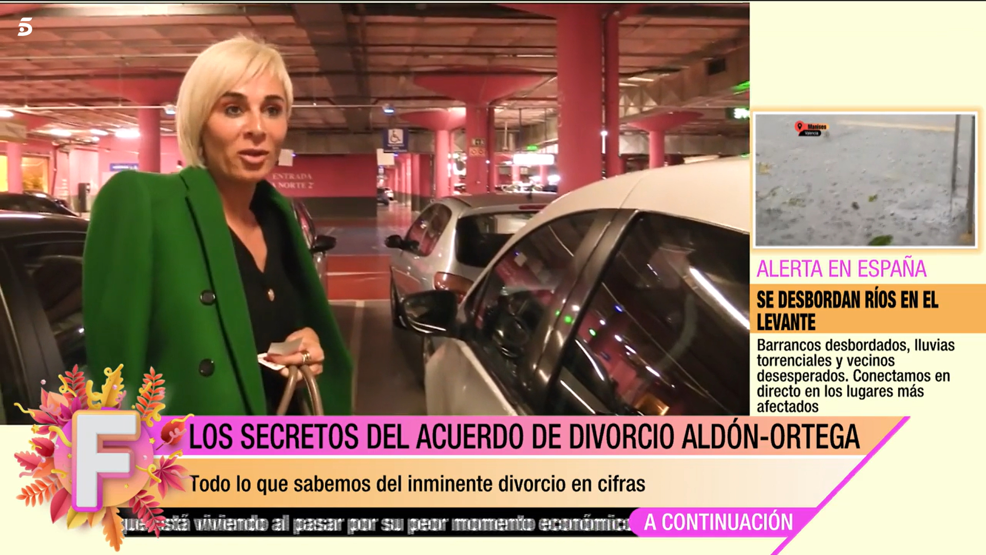 Ana María Aldón ha desmentido algunas de las informaciones sobre su acuerdo de divorcio.