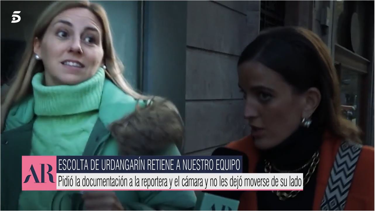 Minutos antes, Leticia consiguió hablar con Ainhoa, que la atendió con amabilidad.