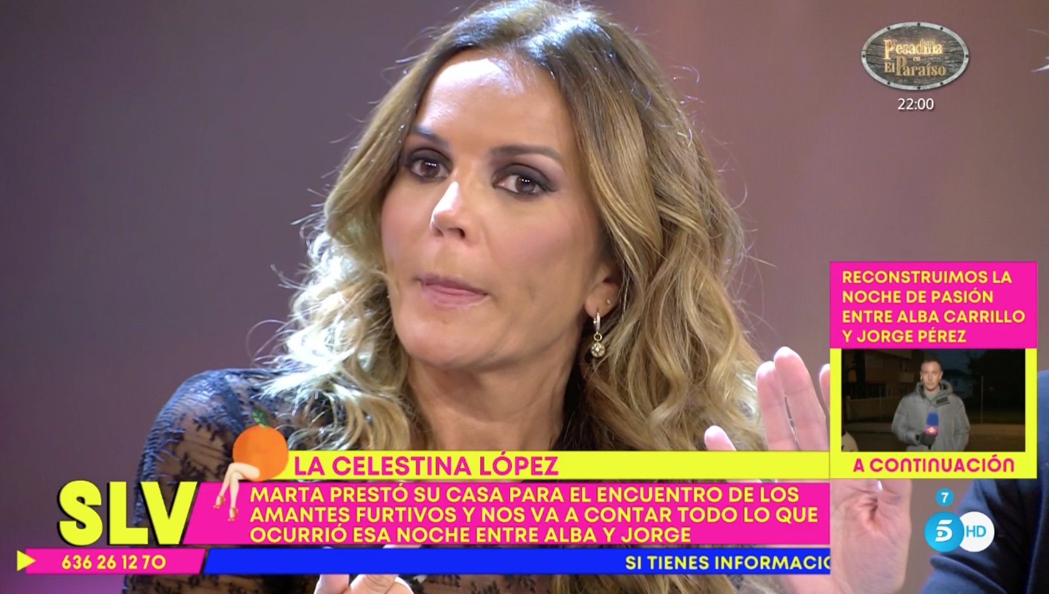 Marta López, esta tarde en 'Sálvame Diario'