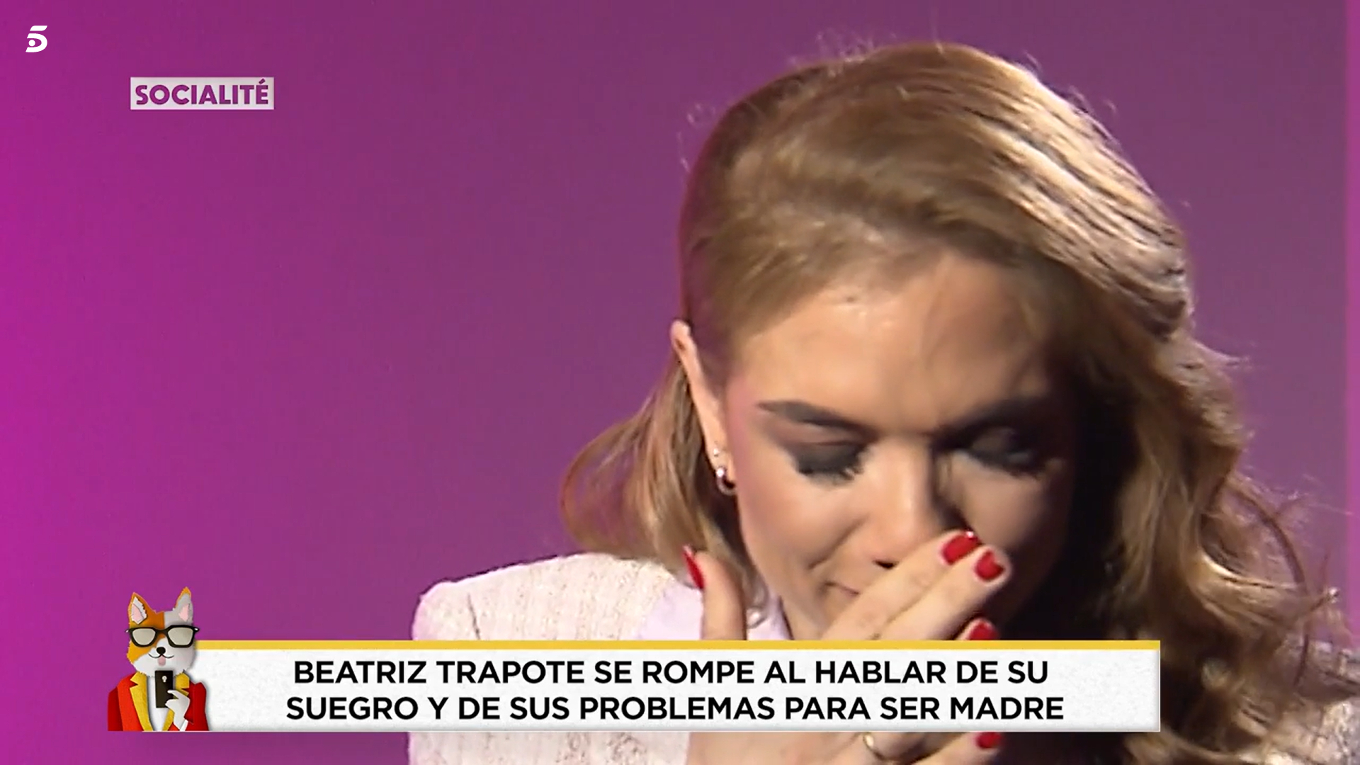 Beatriz Trapote ha roto a llorar al recordar a Humberto Janeiro.