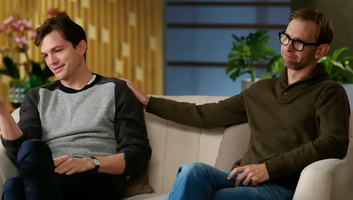 Ashton Kutcher en una entrevista