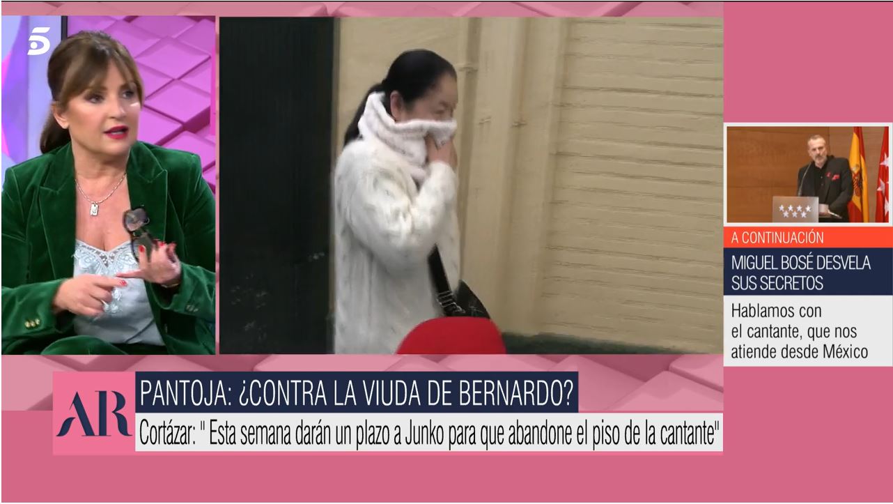 Beatriz Cortázar explica las razones que han llevado a Isabel Pantoja a recuperar el piso en el que vivían Bernardo y Junko.