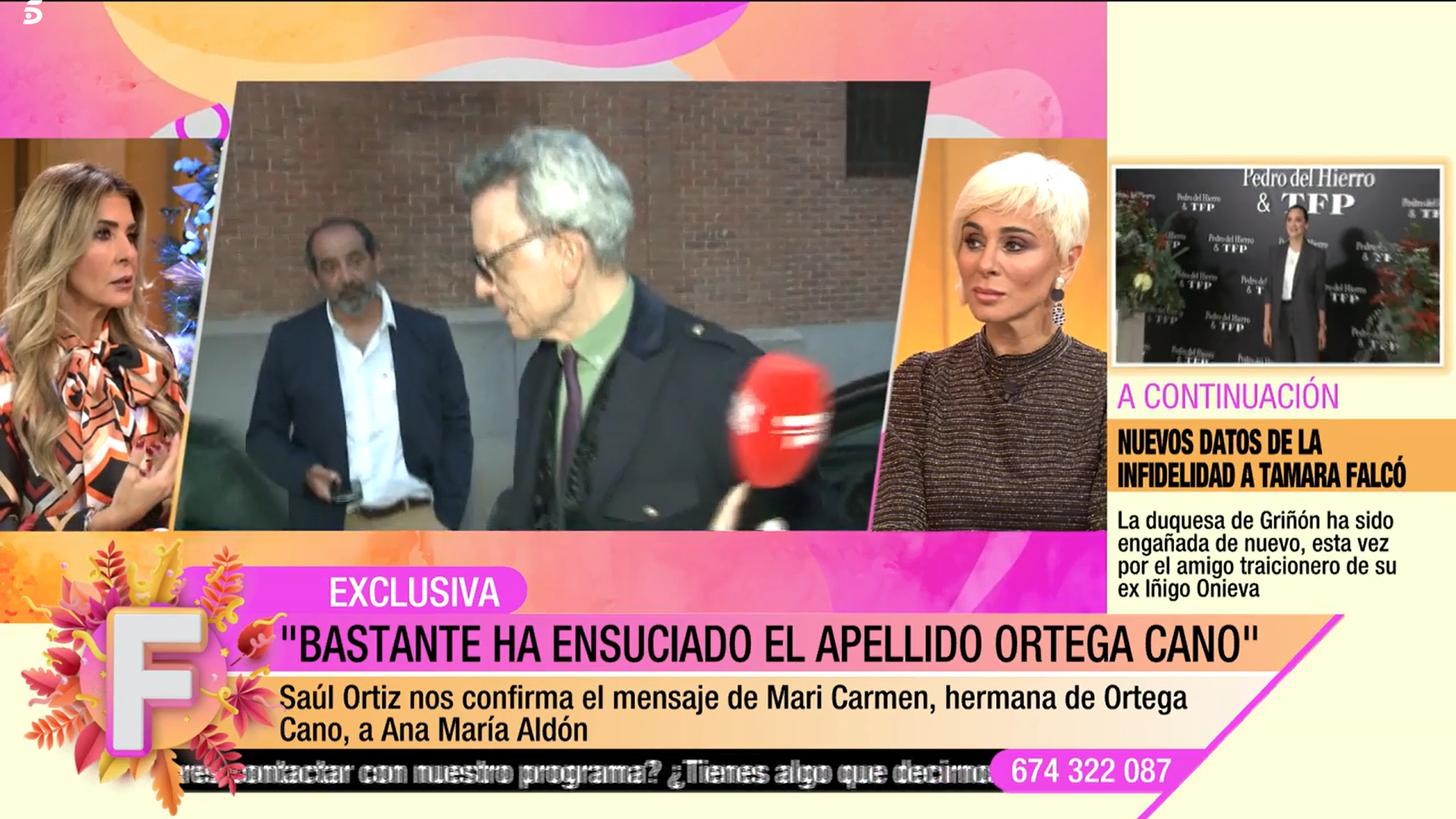 Ana María Aldón ha reaccionado al ataque de Mari Carmen en 'Fiesta'.