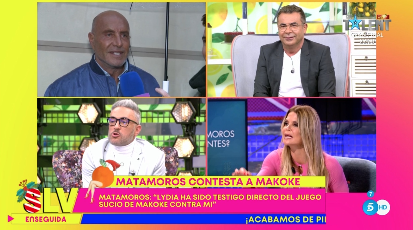 Kiko Matamoros, en su conexión en directo con 'Sálvame Diario' hoy