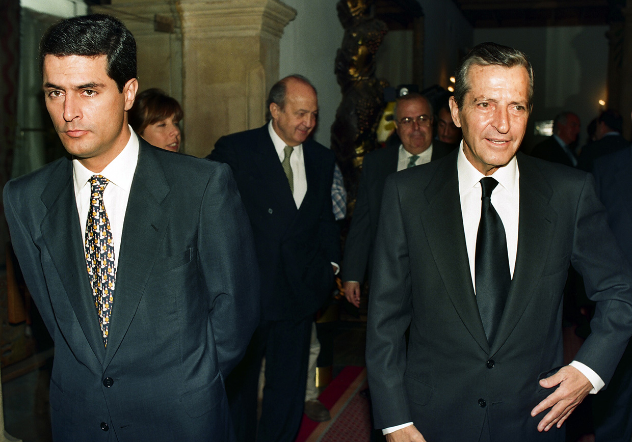 Adolfo Suárez padre e hijo