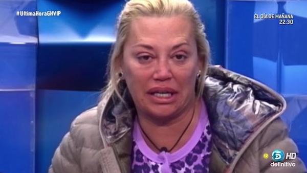 Belén Esteban llorando en GH VIP