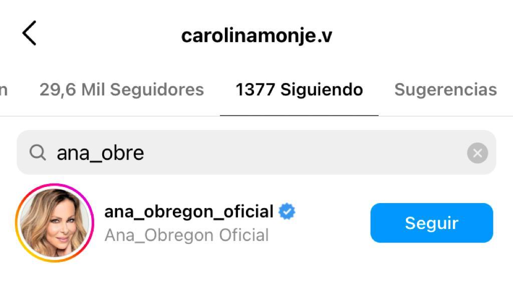 Carolina sí sigue a la que fuera su suegra.