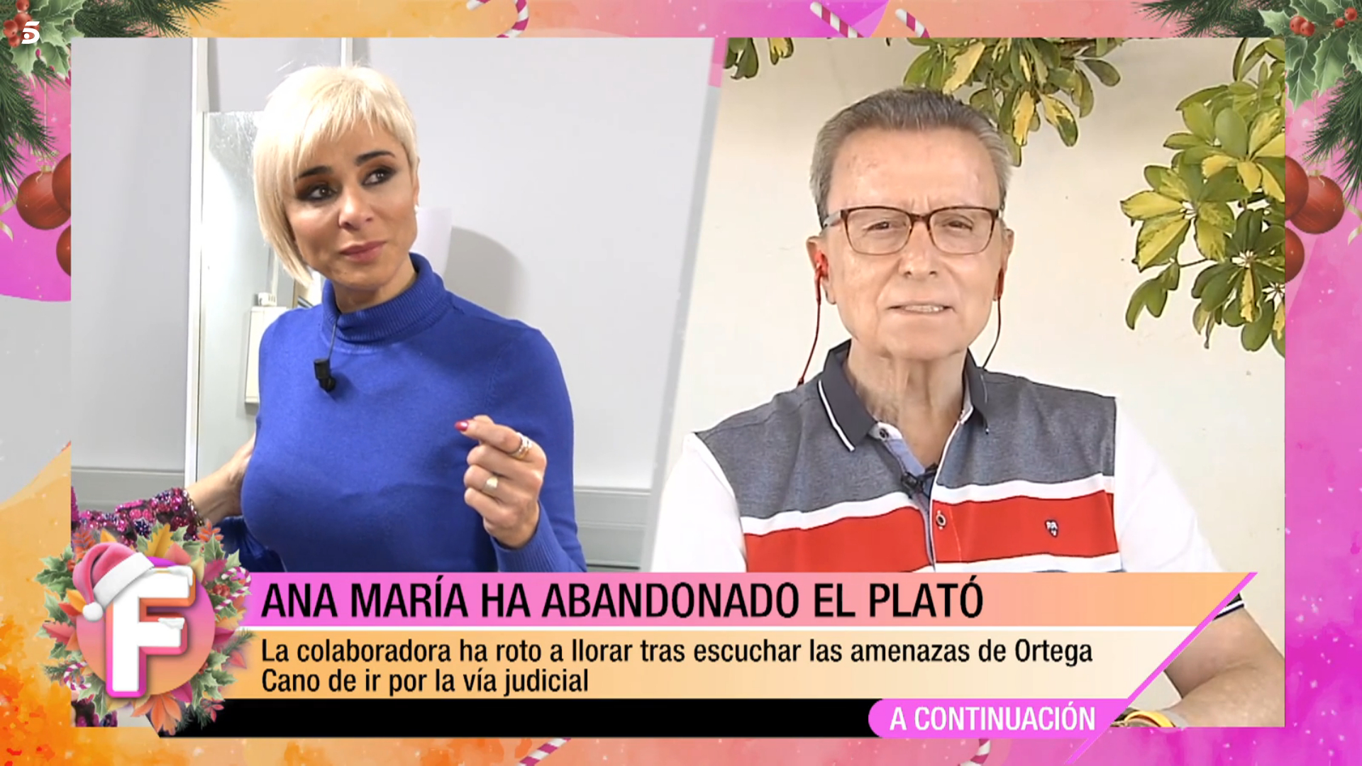 Ana María Aldón se ha derrumbado tras escuchar las duras palabras de Ortega Cano.