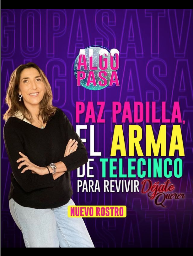 Paz Padilla será la nueva presentadora de 'Déjate querer'.