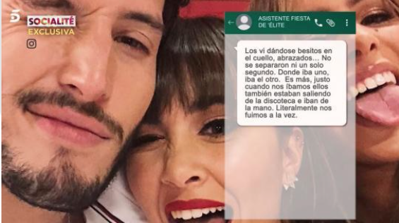 Aitana y Sebastián Yatra habrían sido vistos en actitud cariñosa.