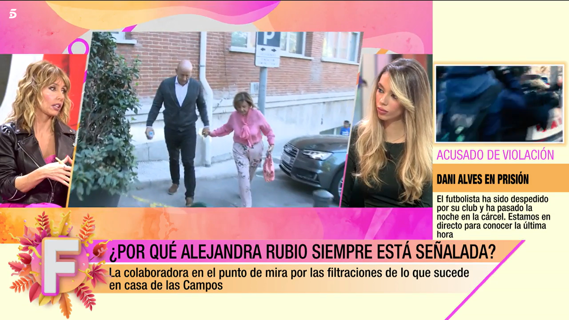 Alejandra Rubio ha defendido a Gustavo, el chófer de María Teresa Campos.