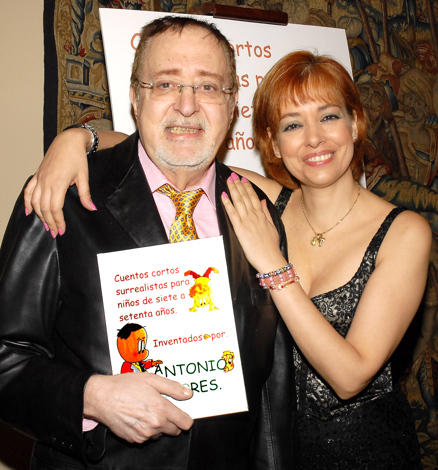 Antonio Ozores junto a su única hija, Emma.