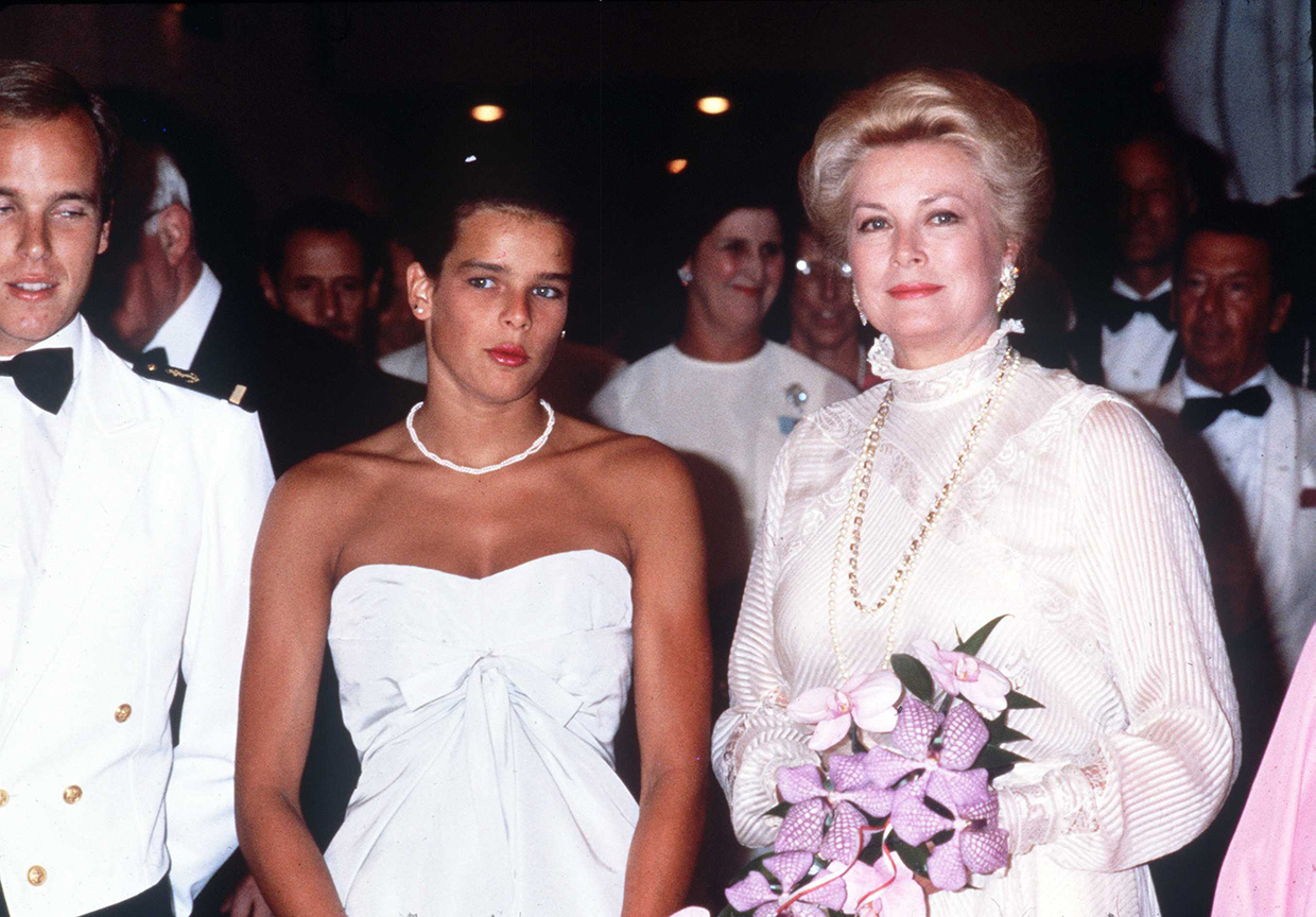 Estefanía de Mónaco con su madre Grace Kelly