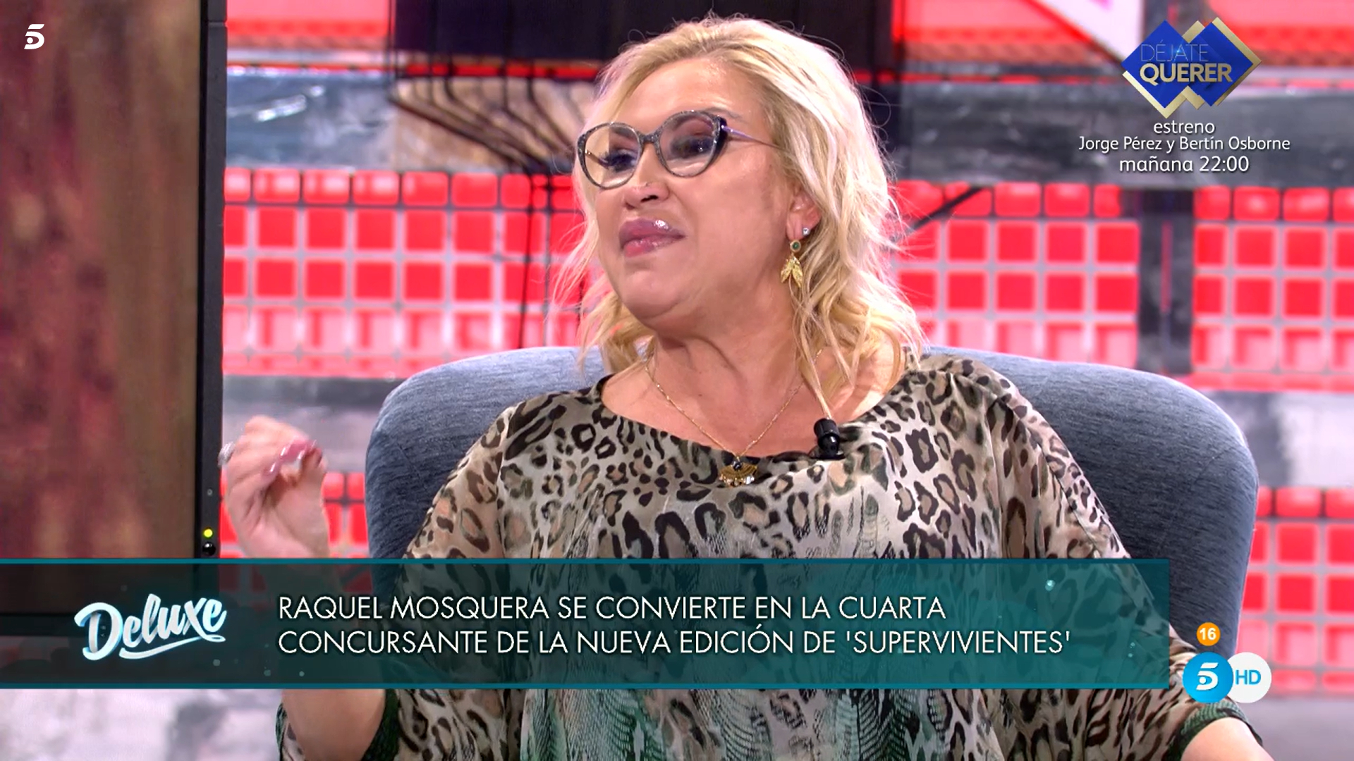 Raquel Mosquera está muy ilusionada por su segunda oportunidad en 'Supervivientes'.