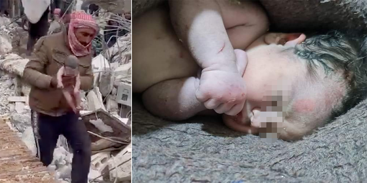 Bebé terremoto Turquía