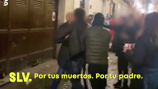 Canales Rivera en imágenes de Sálvame, peleando en plena calle