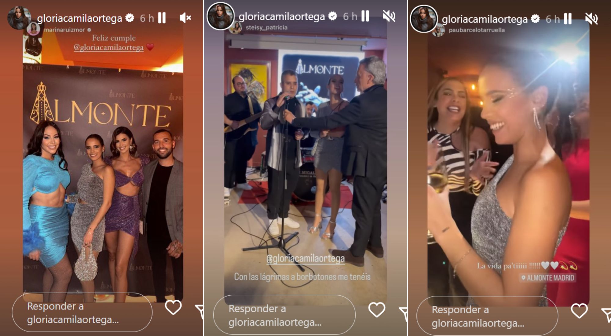 Gloria Camila ha disfrutado de su cumpleaños en compañía de sus amigos y concursantes de 'Pesadilla en el Paraíso' (Instagram)