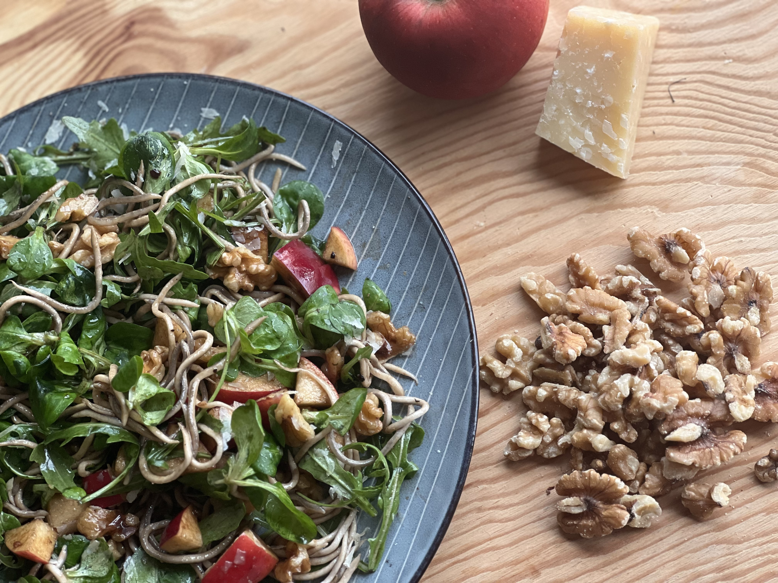 Warm salad with arugula, gulas, California Walnuts and parmesan cheese_horizontal.jpg