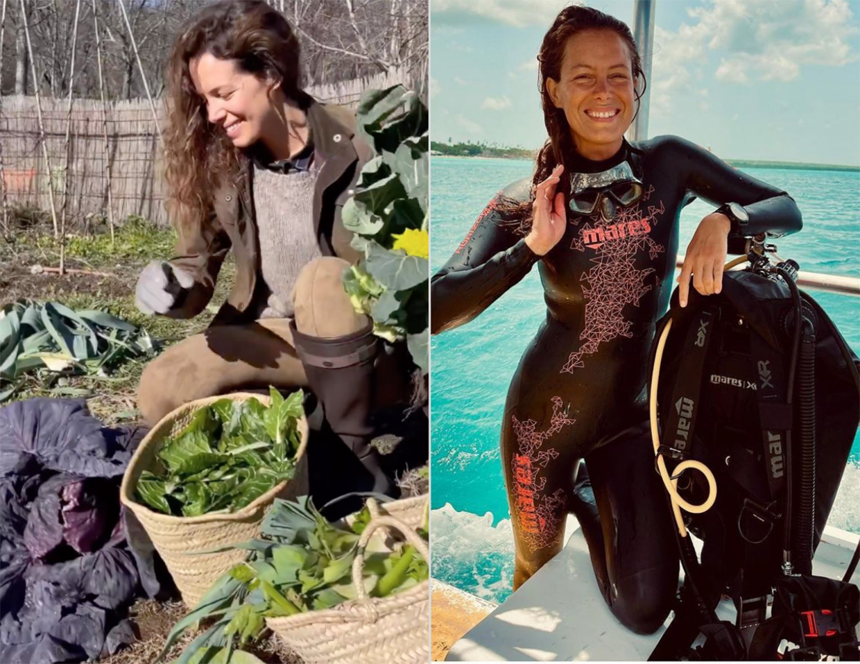 Laura Madrueño en casa y en el mar