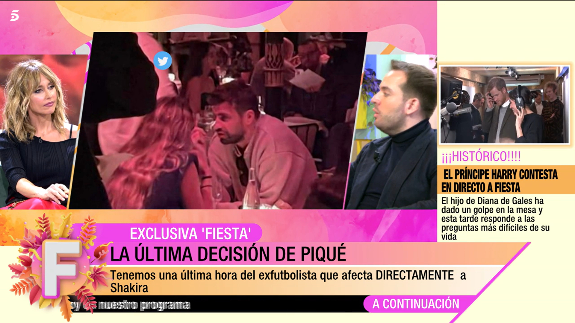 Piqué habría sido muy tajante con Shakira (Telecinco)