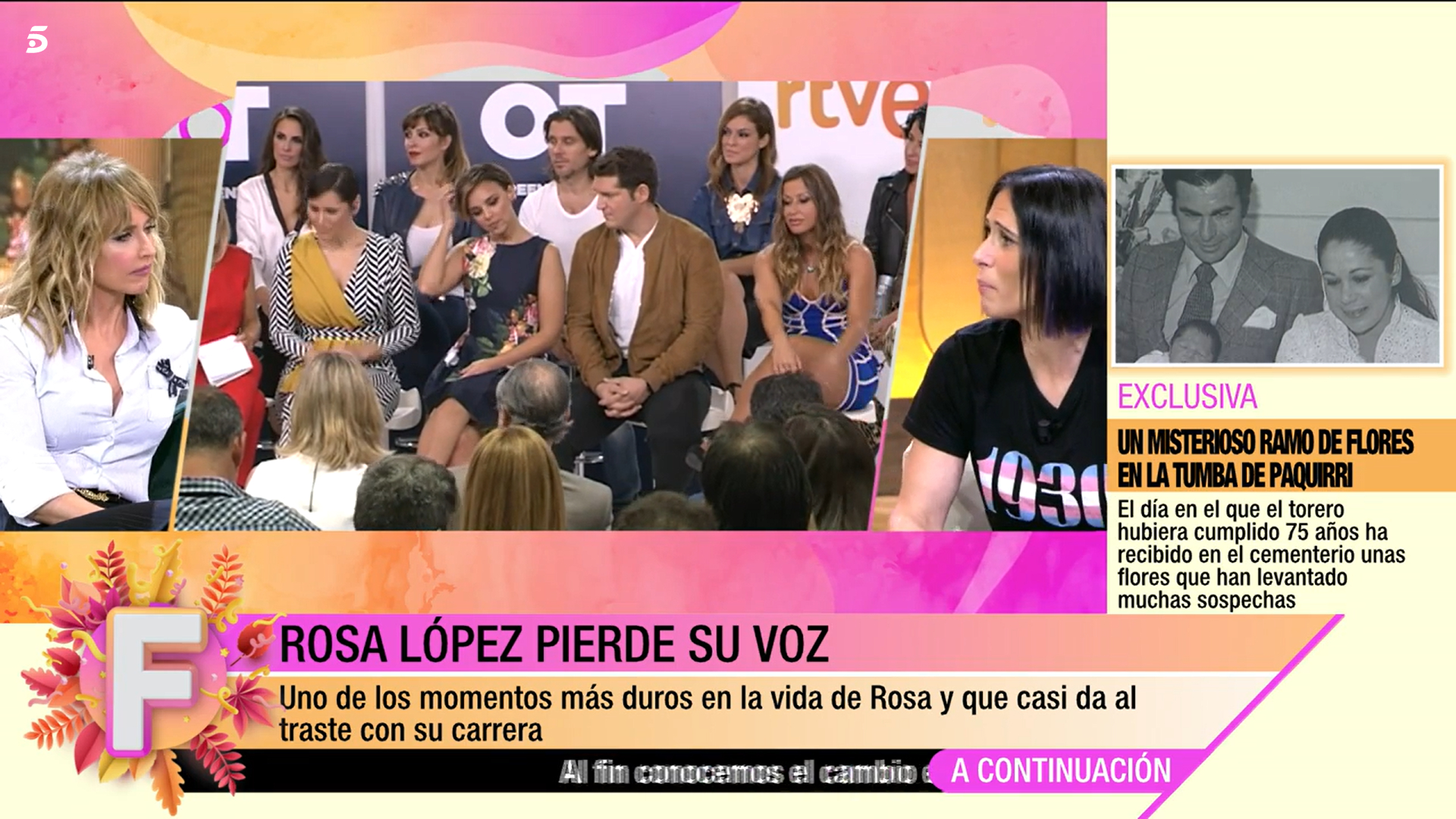 Emma García no ha recibido bien la respuesta de Rosa (Telecinco)